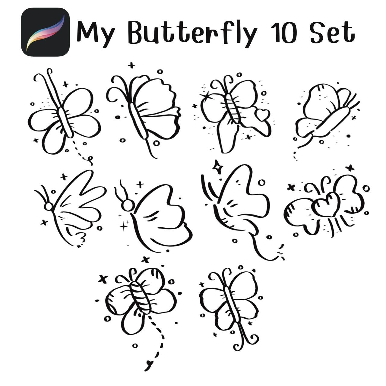 My Butterfly 10 Set
