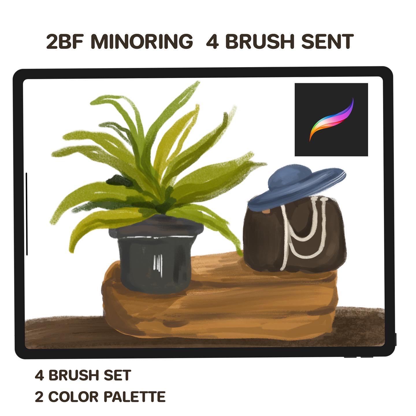 2BF Minoring 4 Brush Set