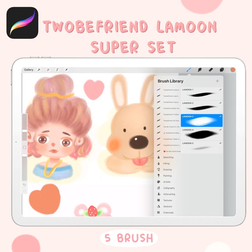 Twobefriend Lamoon Super Set