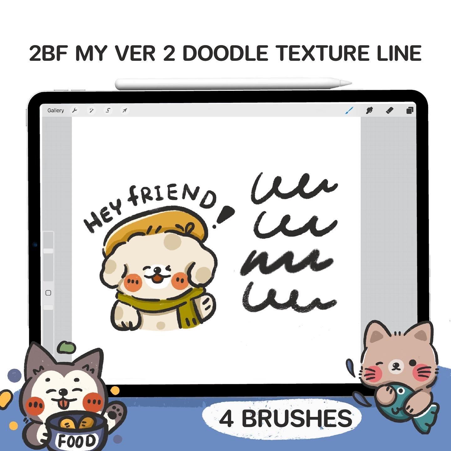 2BF my Ver2 Doodle Texture Line
