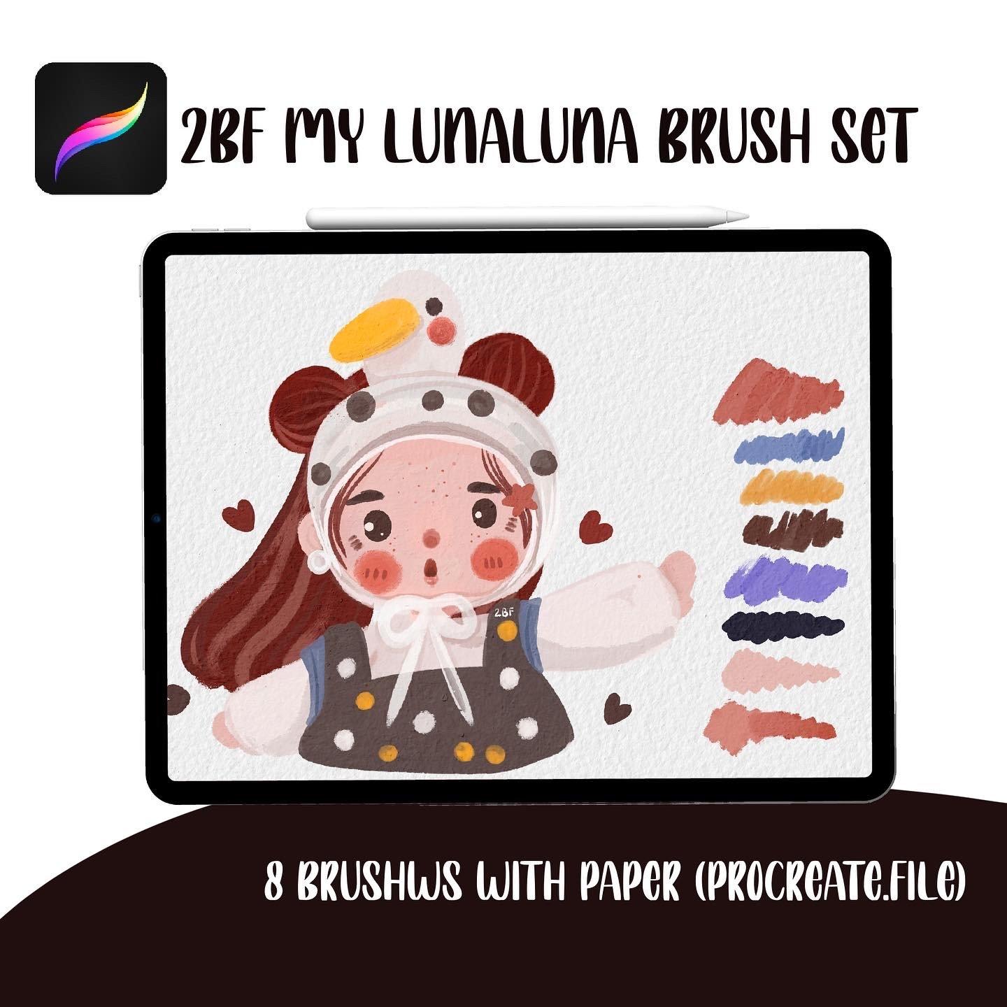 2BF My Lunaluna Brush Set