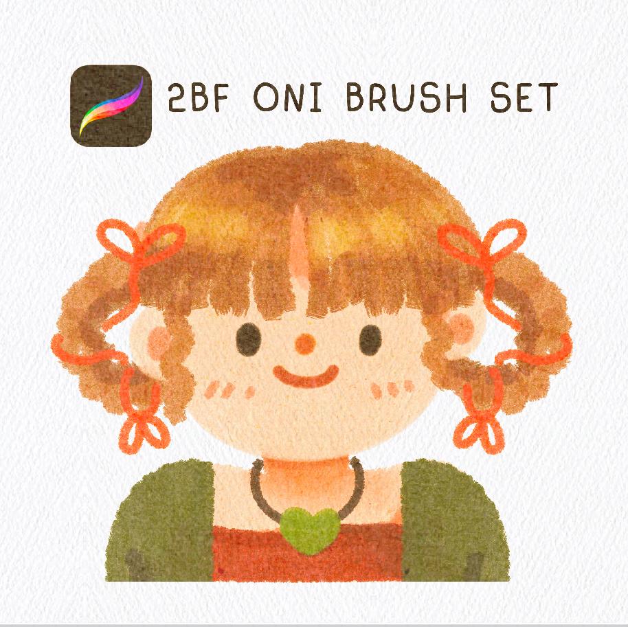 2BF Oni Brush Set procreate brush