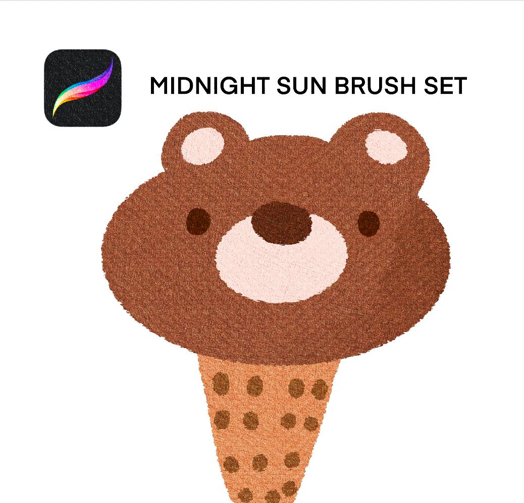 Midnight Sun  Procreate brush