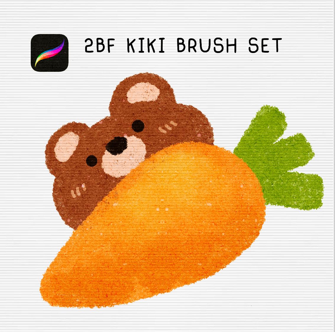 2BF KIKi Brush Set procreate