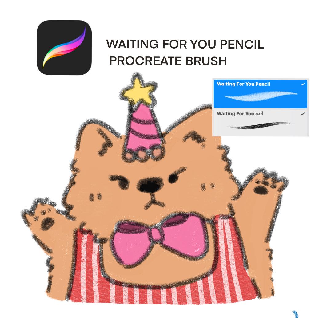 Waiting For You Pencil Procreate