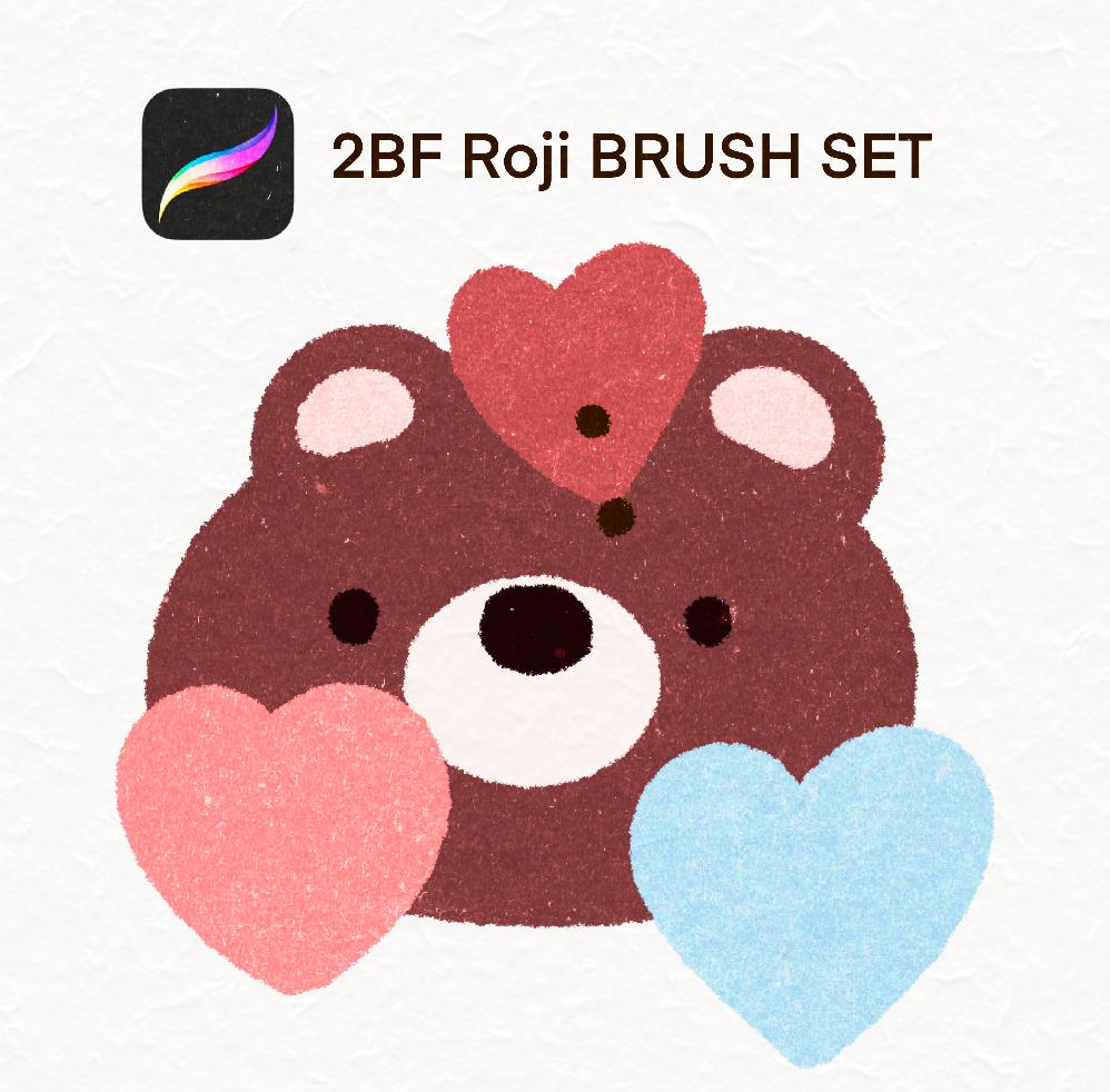 2BF Roji BRUSH SET For Procreate