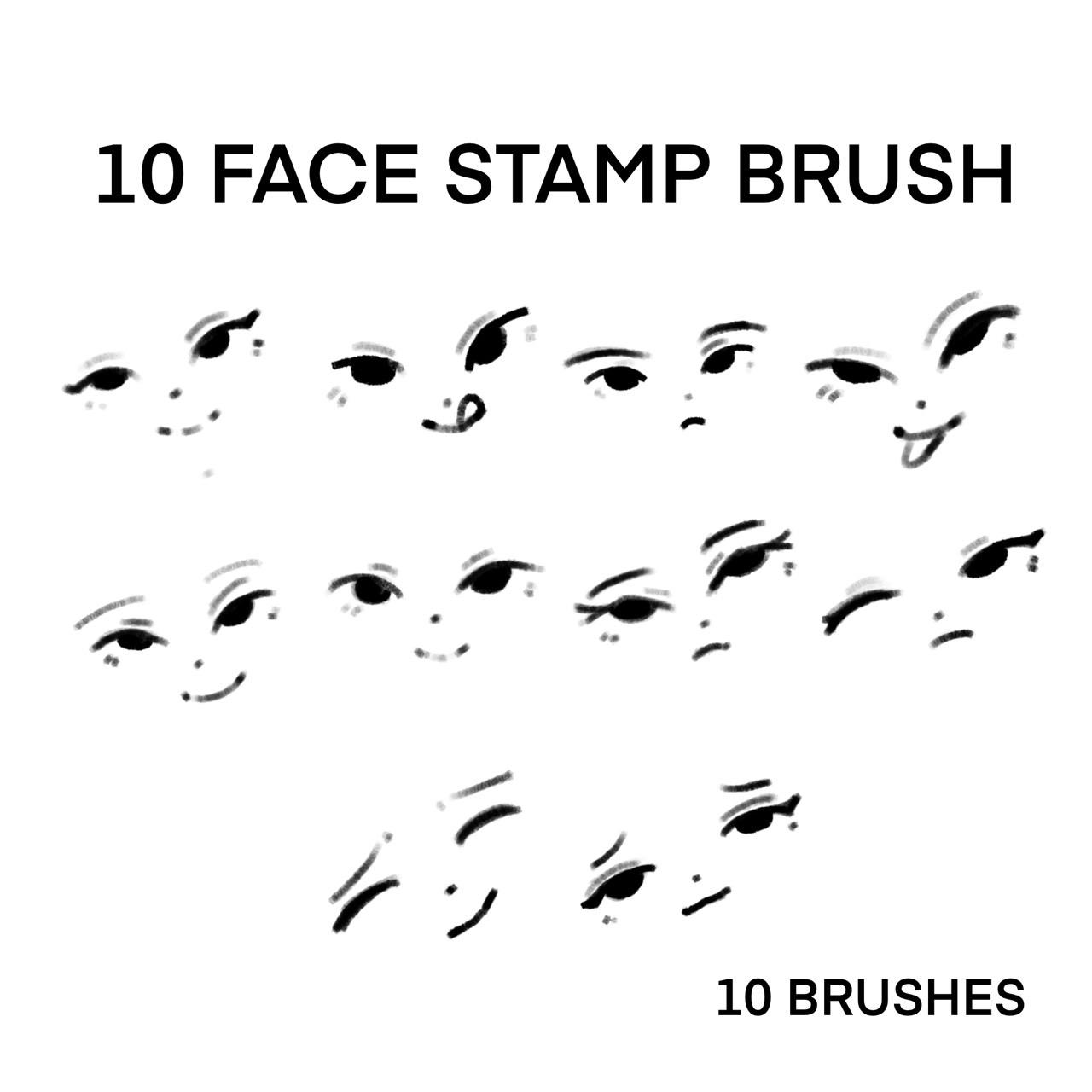 10 FACE STAMP BRUSH