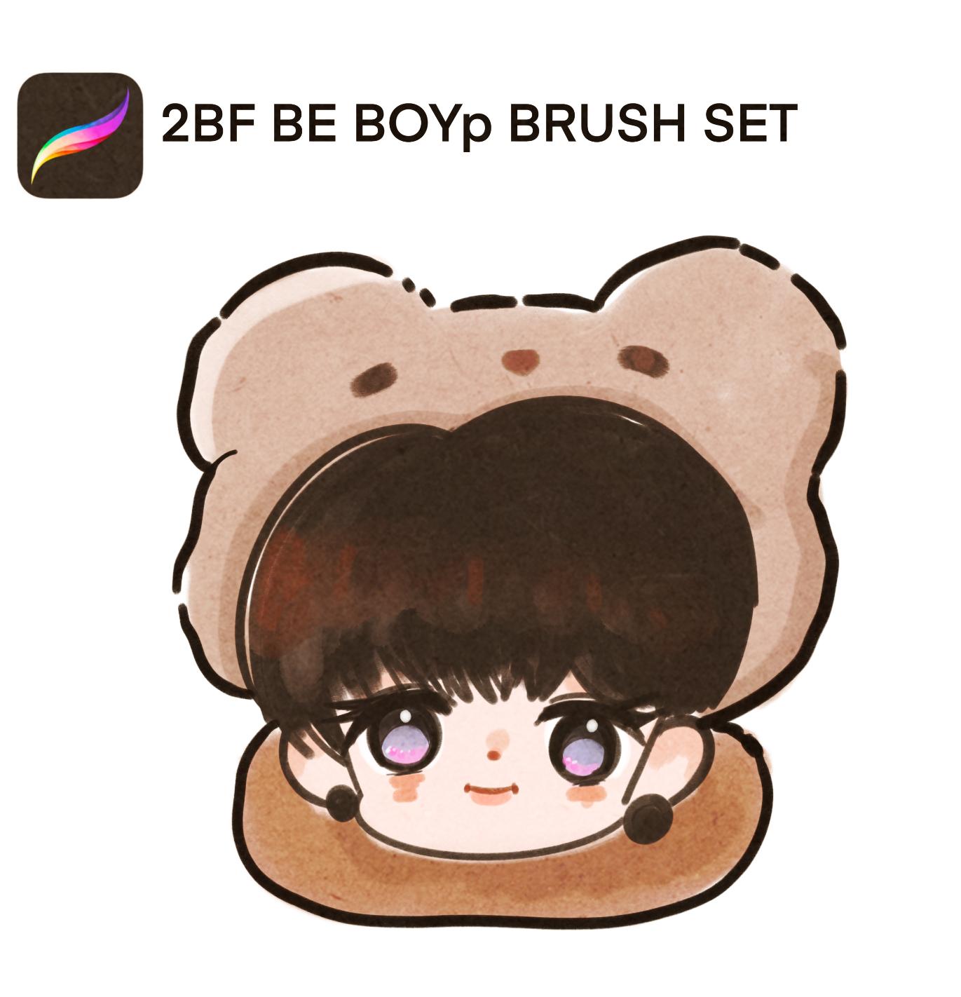 2BF BE BOYp BRUSH SET for Procreate