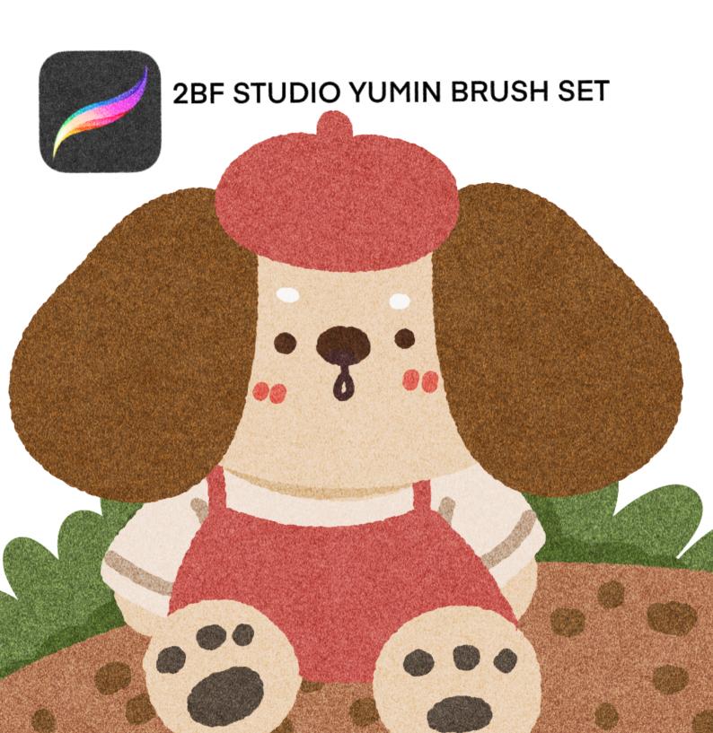 2BF STUDIO YUMIN BRUSH SET FOR PROCREATE