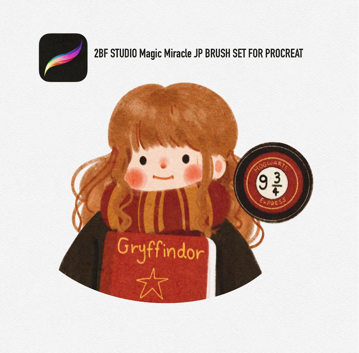 2BF STUDIO Magic Miracle JP BRUSH SET FOR PROCREAT