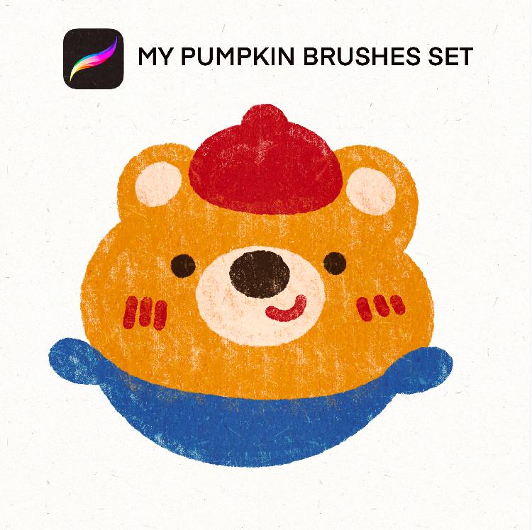 My Pumpkin Brushes Set For Procreate