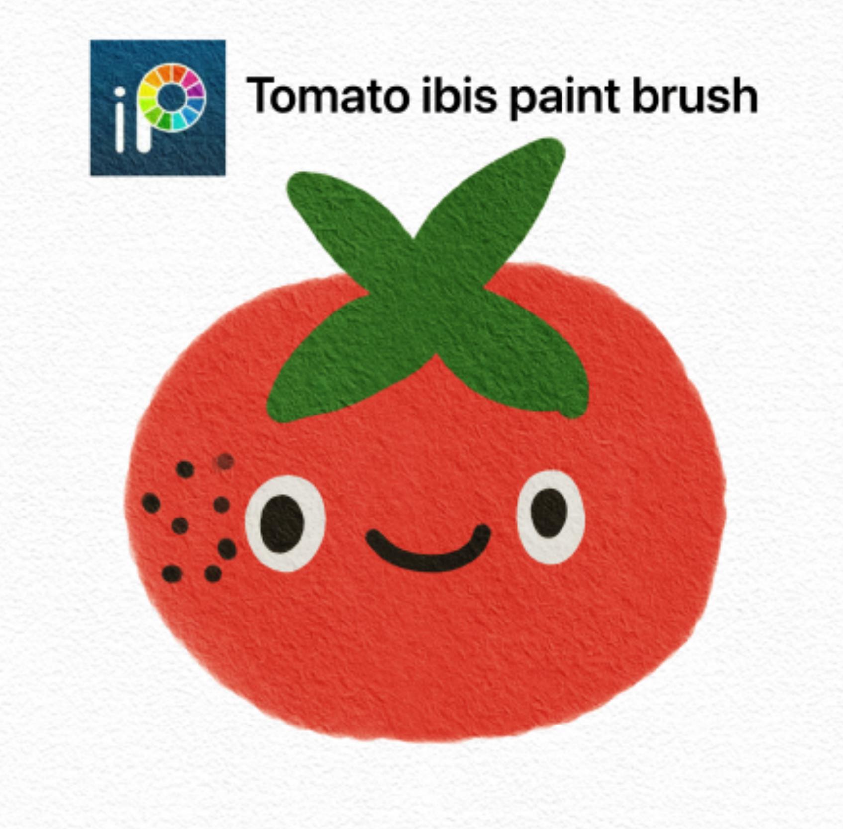 Tomato ibis paint brush (บรัชไอบิส)