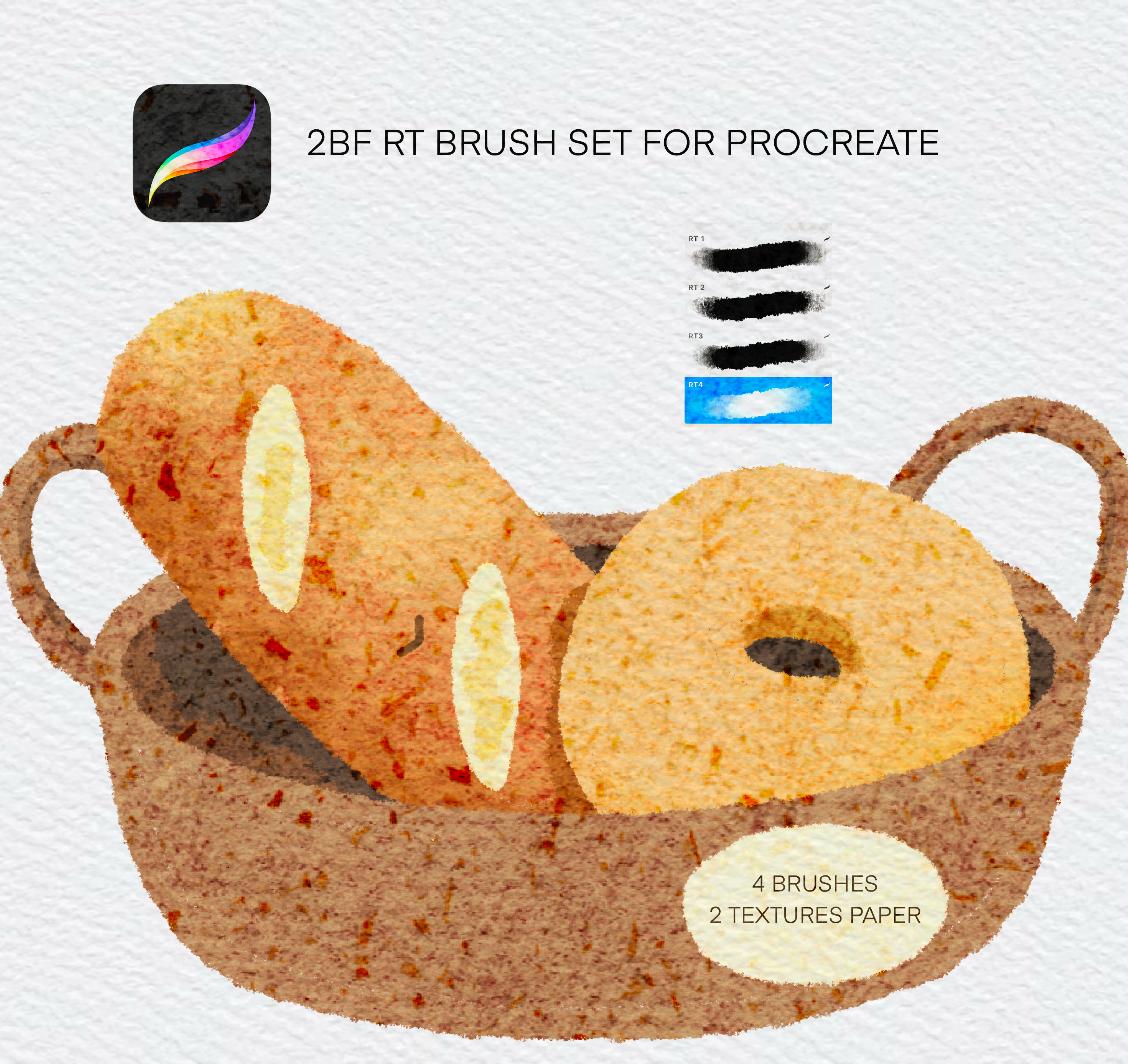 2BF RT BRUSH SET For Procreate