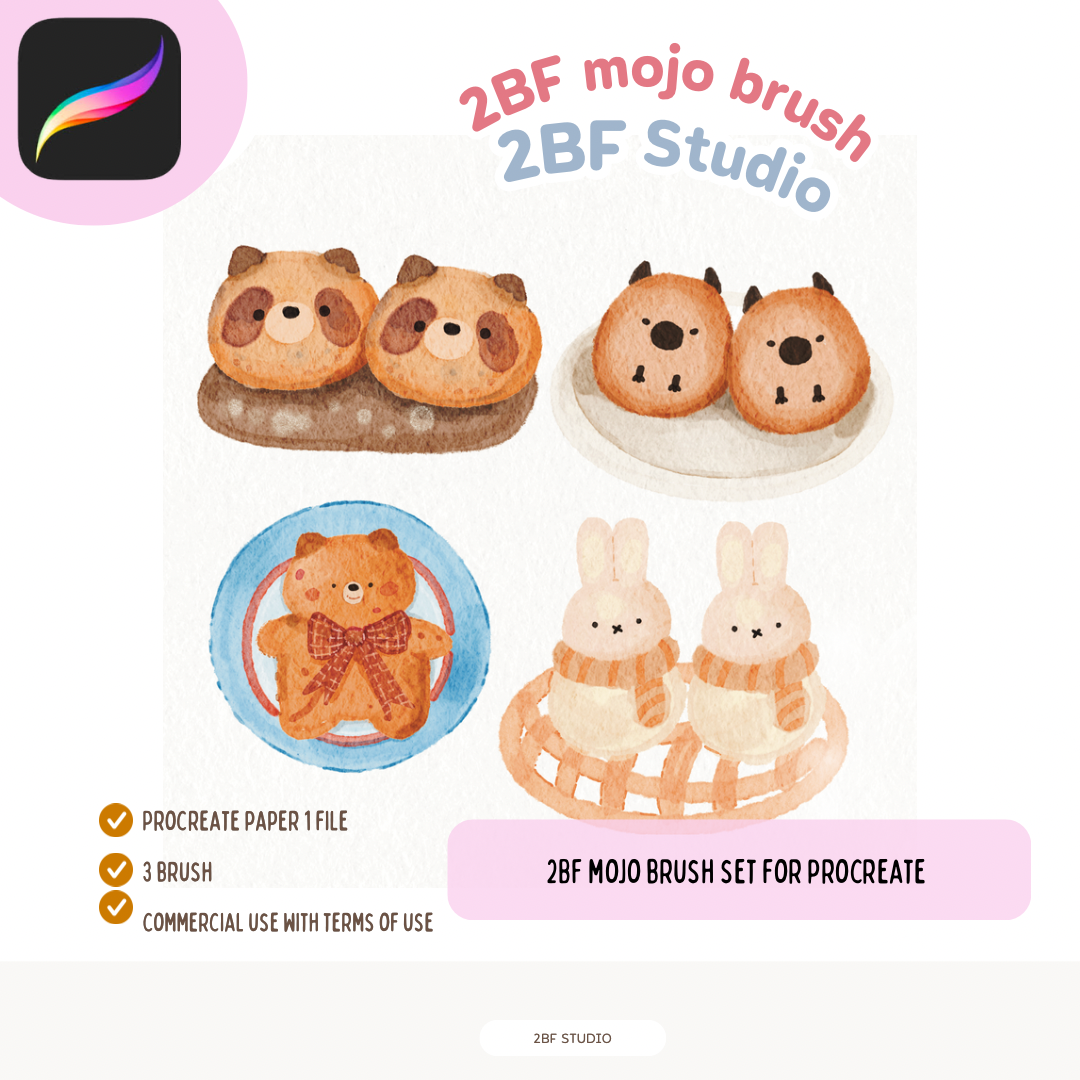 2BF mojo brush set for procreate