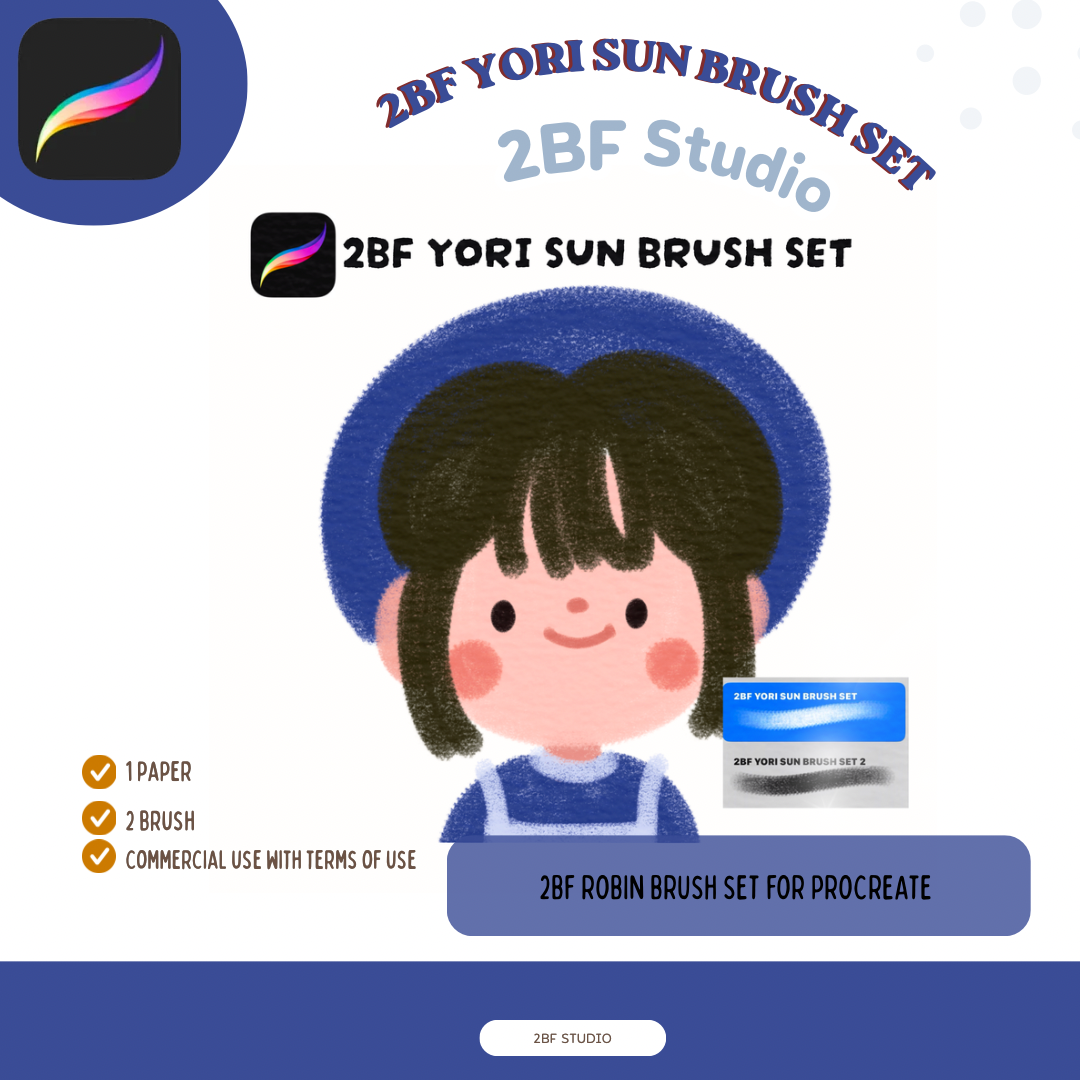 2BF YORI SUN BRUSH SET Procreate