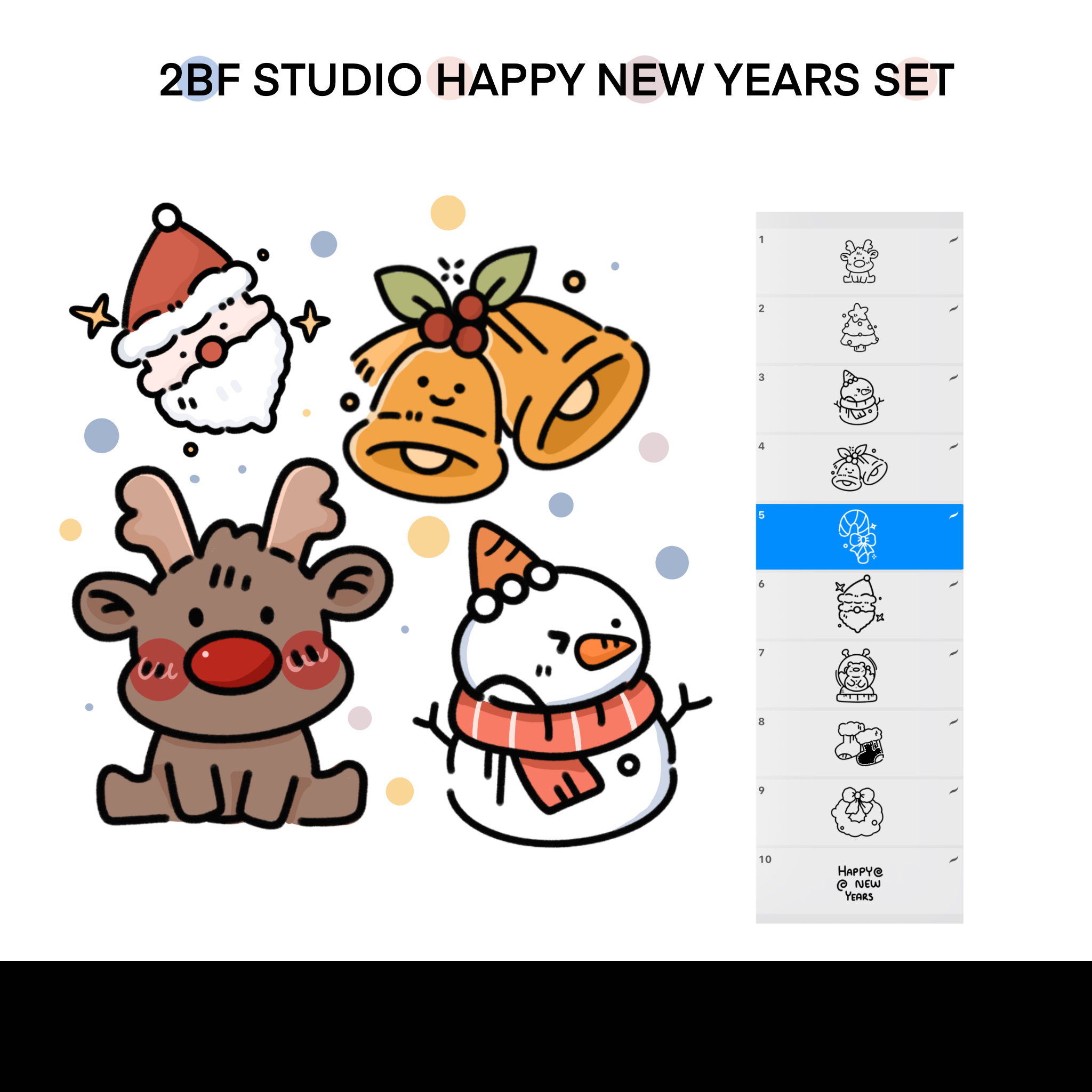 2BF STUDIO HAPPY NEW YEARS SET