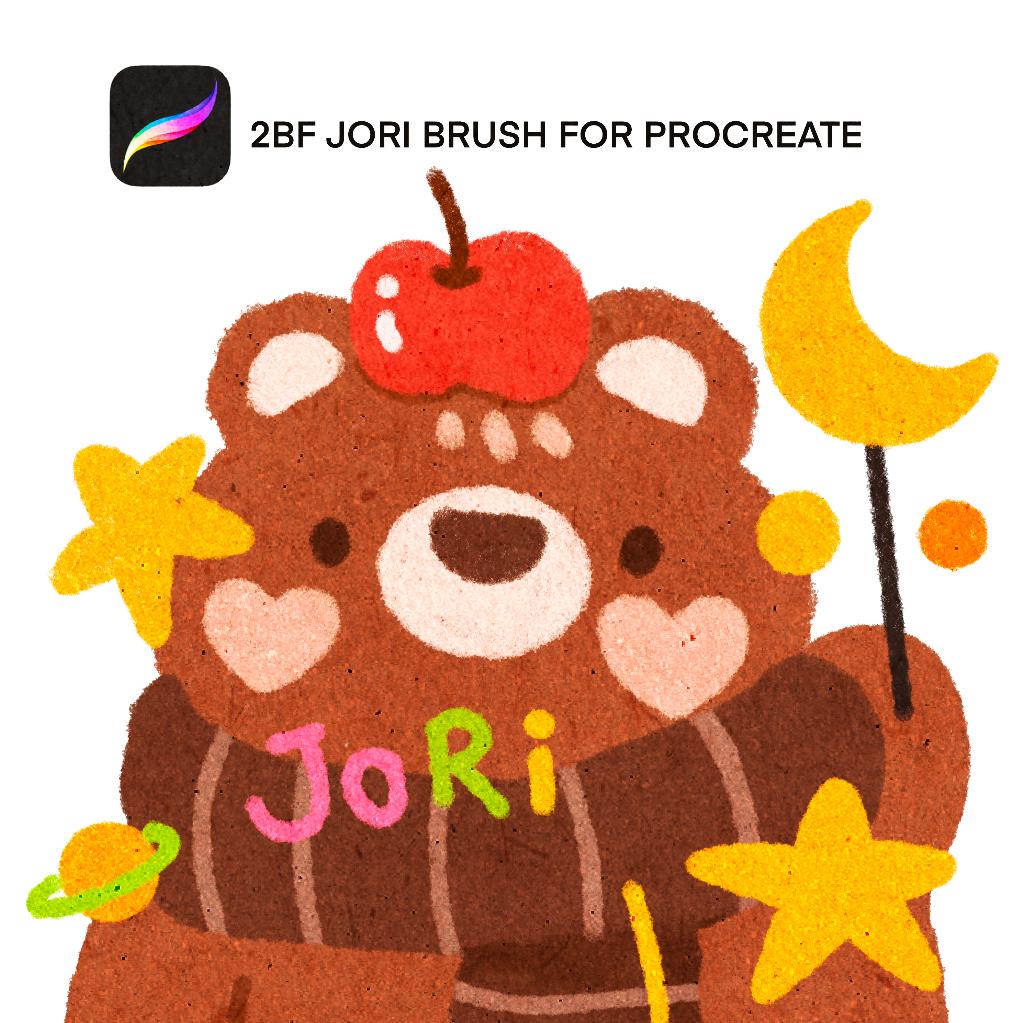2BF Jori brush for procreate For procreate