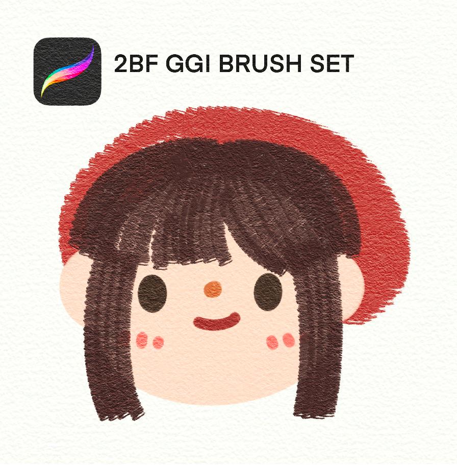 2BF GGI BRUSH SET FOR Procreate