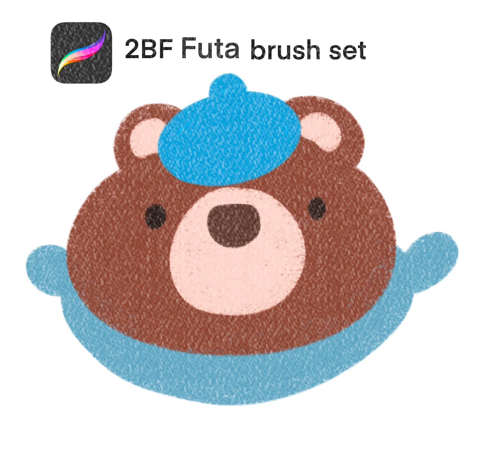 2BF FUTA BRUSH SET for Procreate