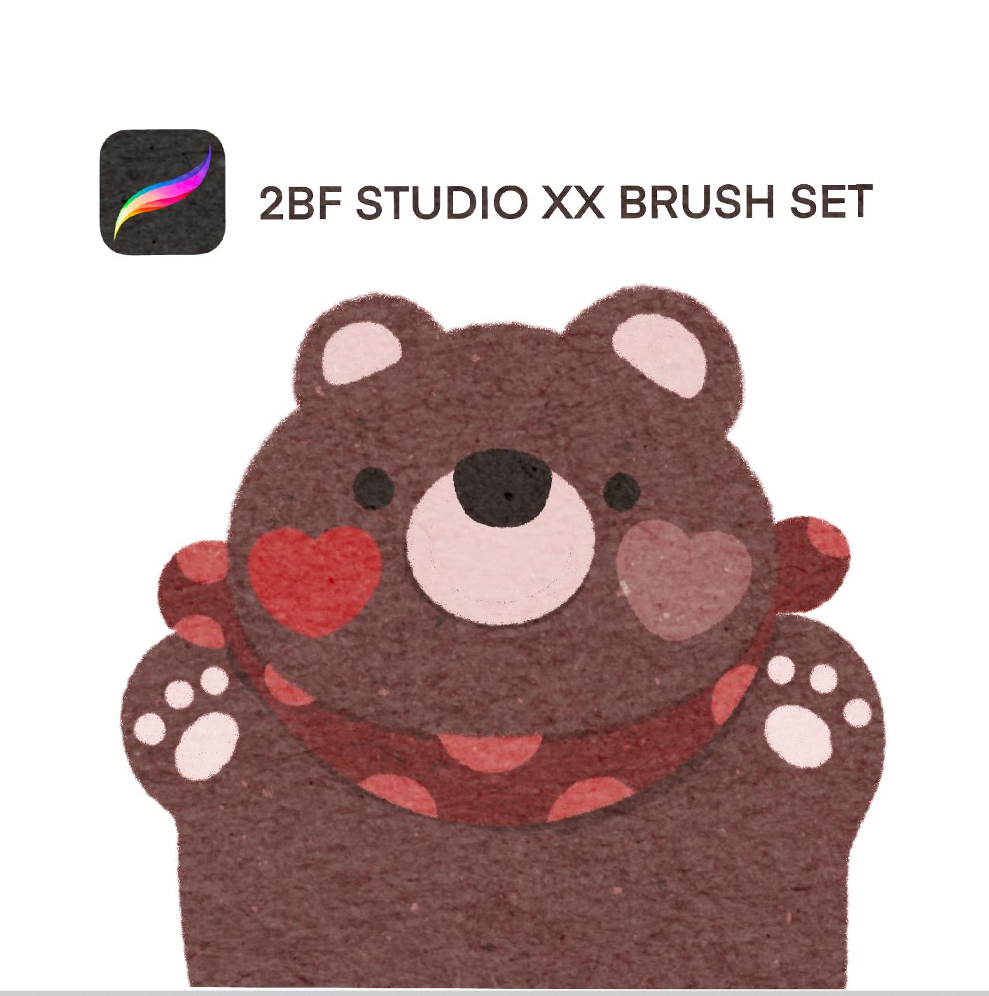 2BF STUDIO XX BRUSH SET PROCREATE