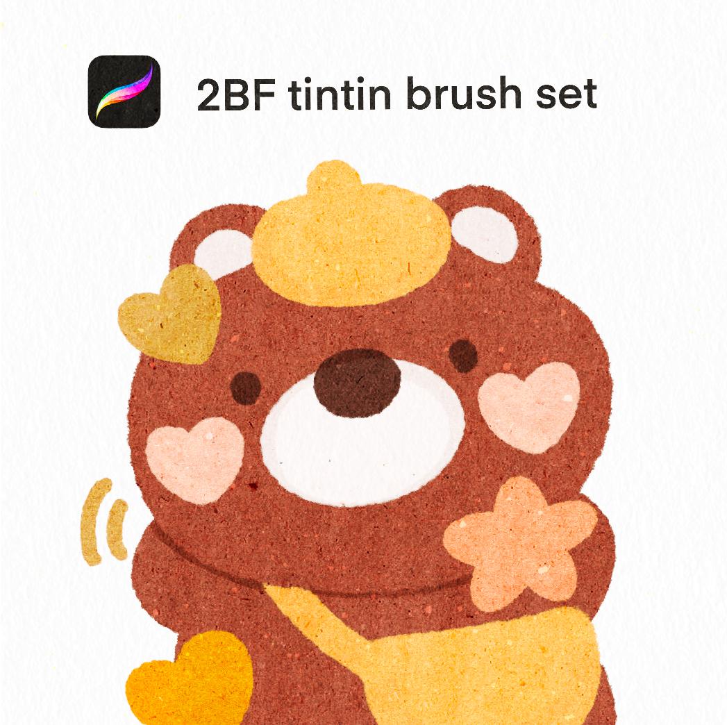 2BF tintin brush Procreate