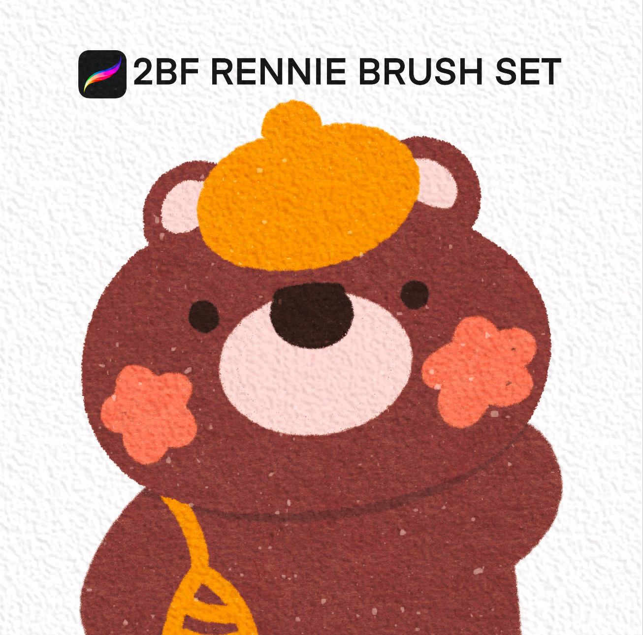 2BF RENNIE BRUSH SET Procreate
