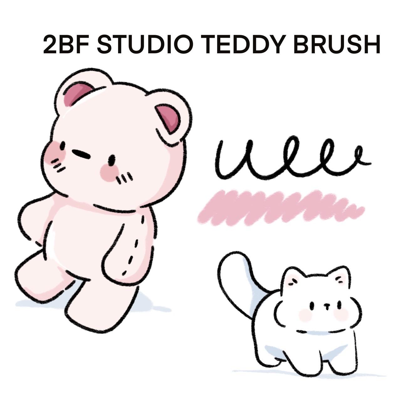 2BF STUDIO TEDDY BRUSH
