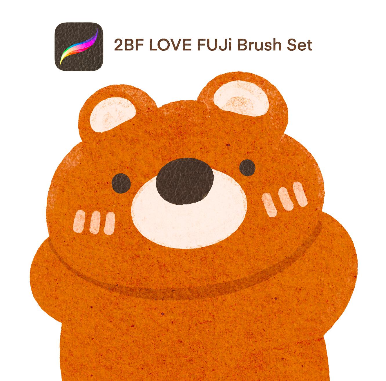 2BF LOVE FUJi Brush Set for procreate