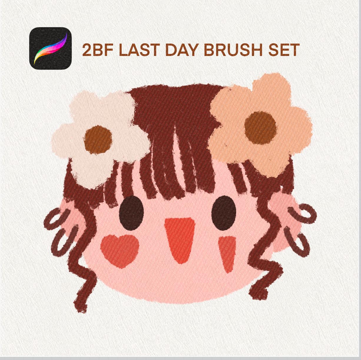 2BF Last Day Brush Set for procreate